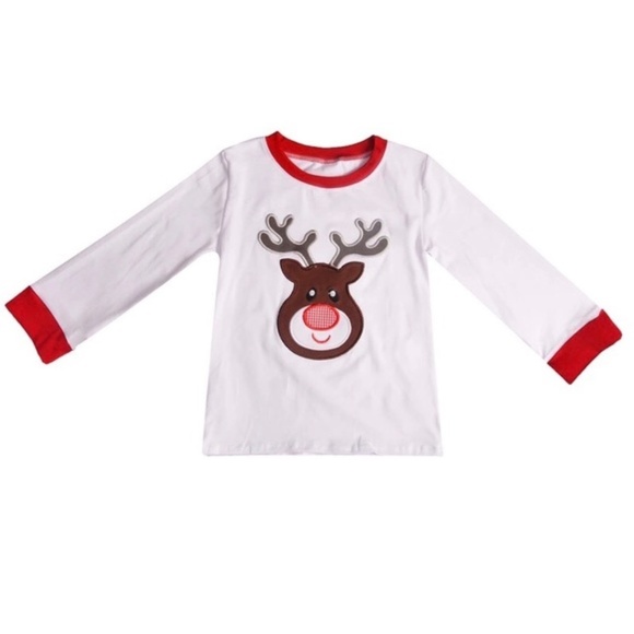 NEW Boy’s Christmas Deer Pajama Set - Picture 3 of 4